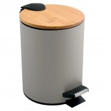 Χαρτοδοχείο 5 Lit, Μεταλλικό Μπέζ 20,5 × 26,7 cm ADONIS Spirella 05396.003