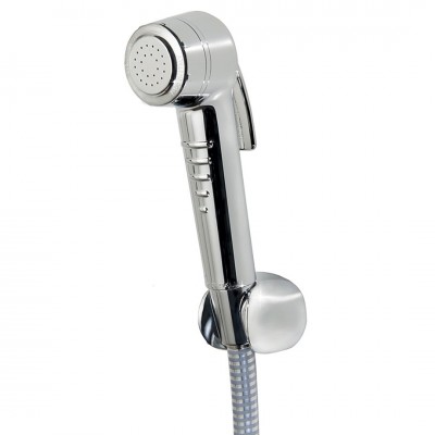 Τηλέφωνο Ντους Μπάνιου-Λουτρού-Μπιντέ με Διακόπτη Σετ με Σπιράλ Ορειχάλκινο Cool ABS Χρωμέ Interflex 055860