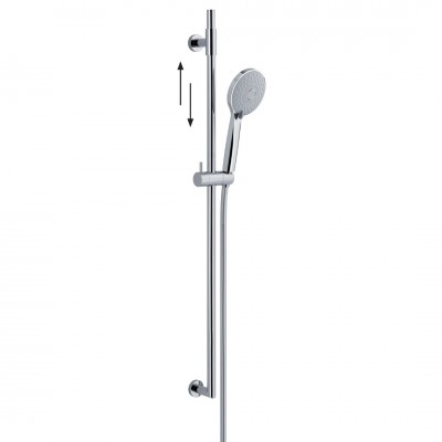 Στήλη Ντουζ 70cm Χρωμέ Σετ Line Interflex 056614