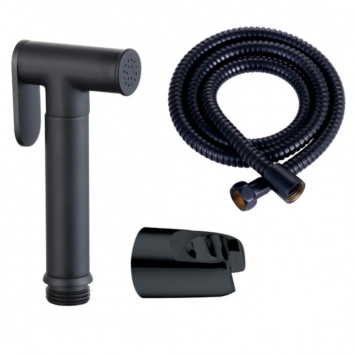 Σετ Τηλέφωνο Μπιντέ Ορειχάλκινο Minimal Μαύρο 057842