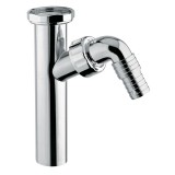 Μεταλλικό Σιφώνι Νιπτήρα Ø32 με Έξοδο Πλυντηρίου Interflex 065266