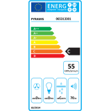 Απορροφητήρας Pyramis Συρόμενος Essential Turbo Slim 60cm - 065313301