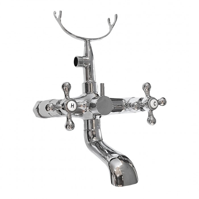 Μπαταρία Μπάνιου με Σετ Ντους Liberty Impero Interflex Χρωμέ 070444