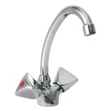 Μπαταρία Νιπτήρα Μιάς Οπής Classic Serie Χρώμιο Interflex 070481