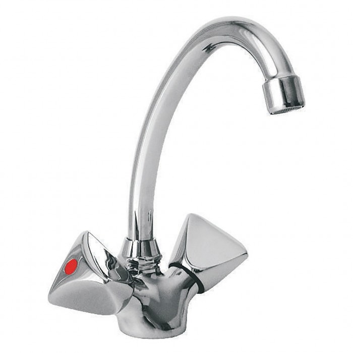 Μπαταρία Νιπτήρα Μιάς Οπής Classic Serie Χρώμιο Interflex 070481