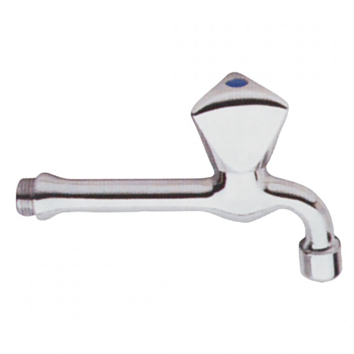 Κάνουλα Τοίχου Περιστροφική Μακρύλαιμη Classic Serie Interflex Χρώμιο 072951