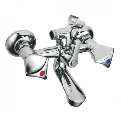 Μπαταρία Μπάνιου με Σετ Ντους Classic Madison Interflex Χρωμέ 073738