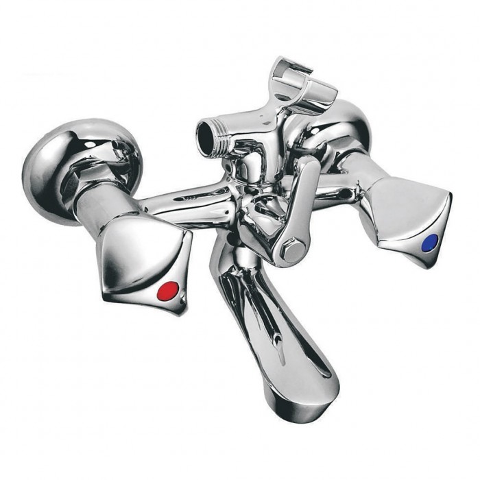 Μπαταρία Μπάνιου με Σετ Ντους Classic Madison Interflex Χρωμέ 073738