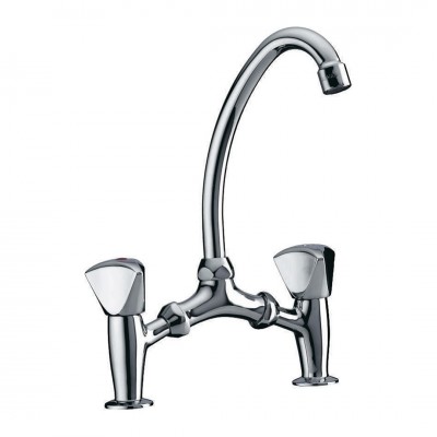 Μπαταρία Νιπτήρα Γέφυρα Classic Madison Ζάμα Χρωμέ Interflex 073740