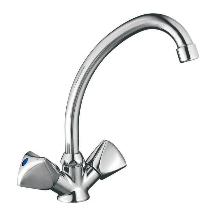 Μπαταρία Nεροχύτη Μιάς Οπής Classic Madison Interflex Χρώμιο 073895