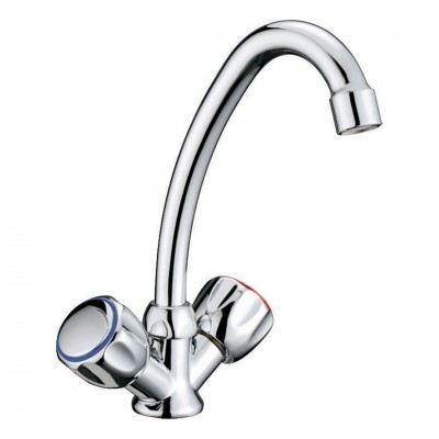 Μπαταρία Νιπτήρα Μιάς Οπής Classic Como Χρώμιο Interflex 073902