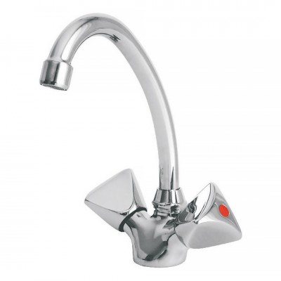 Μπαταρία Νιπτήρα Μιάς Οπής Classic Serie Χρώμιο Interflex 075756