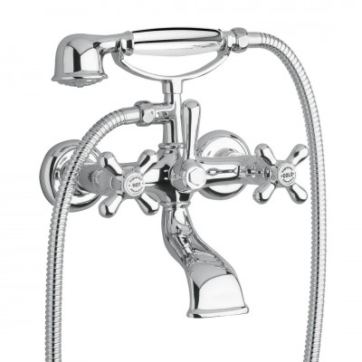 Μπαταρία Mπάνιου με Σετ Ντους old 800 (Lady) Interflex  Χρωμέ 076162