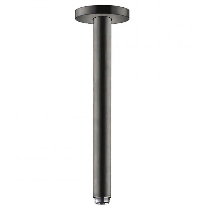 Μπράτσο Ντους Οροφής Modern Style 25cm Gun Metal Ορείχαλκος Interflex 077890