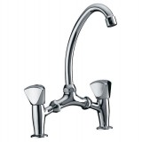 Μπαταρία Νιπτήρα Γέφυρα Classic Madison Ορειχάλκινη Χρωμέ Interflex 077917