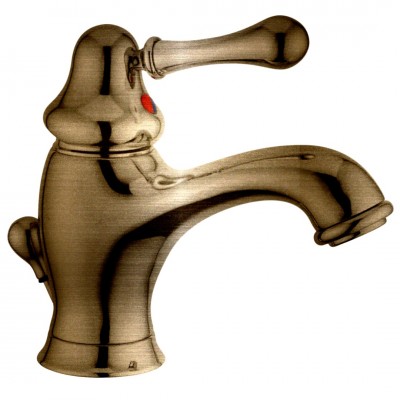 Αναμεικτική Μπαταρία Νιπτήρος Μπρονζέ Maya Interflex 080614