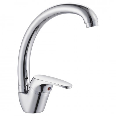 Μπαταρία Nεροχύτη Πάγκου Ψηλή Χρώμιο Status Interflex 080626