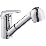 Μπαταρία Nεροχύτη Πάγκου Βούρτσα Χρώμιο Status  Interflex 080632