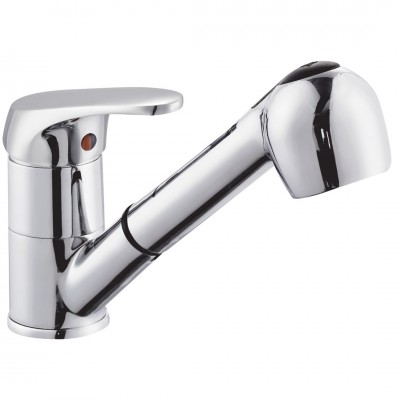 Μπαταρία Nεροχύτη Πάγκου Βούρτσα Χρώμιο Status  Interflex 080632