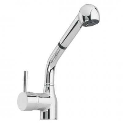 Μπαταρία Νεροχύτη Πάγκου Ψηλή Πλάγια Βούρτσα Jollie TDF Interflex 080657