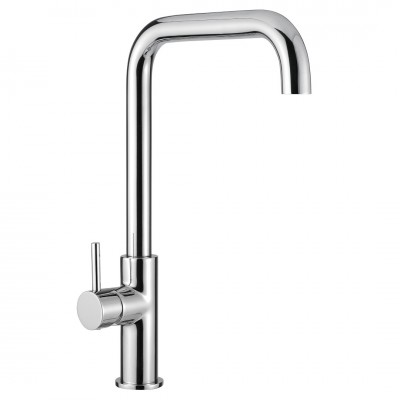 Μπαταρία Νεροχύτη Πάγκου Ψηλή K Line Χρωμέ Interflex 080667