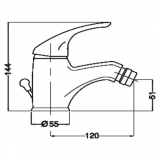 Μπαταρία Μπιντέ Status Χρωμέ Interflex 080678