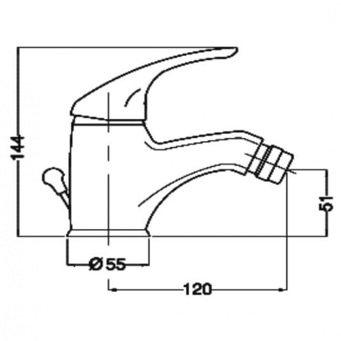 Μπαταρία Μπιντέ Status Χρωμέ Interflex 080678