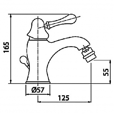 Μπαταρία Μπιντέ Maya Χρωμέ Interflex 080684
