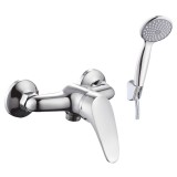 Μπαταρία Ντουζιέρας με Σετ Ντούζ Χρωμέ Status Interflex 081985