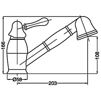Μπαταρία Νεροχύτη Πάγκου Maya Χρωμέ Interflex 082182