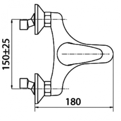Μπαταρία Λουτρού Χρωμίου με Σετ Ντούζ Interflex Intermix 082784