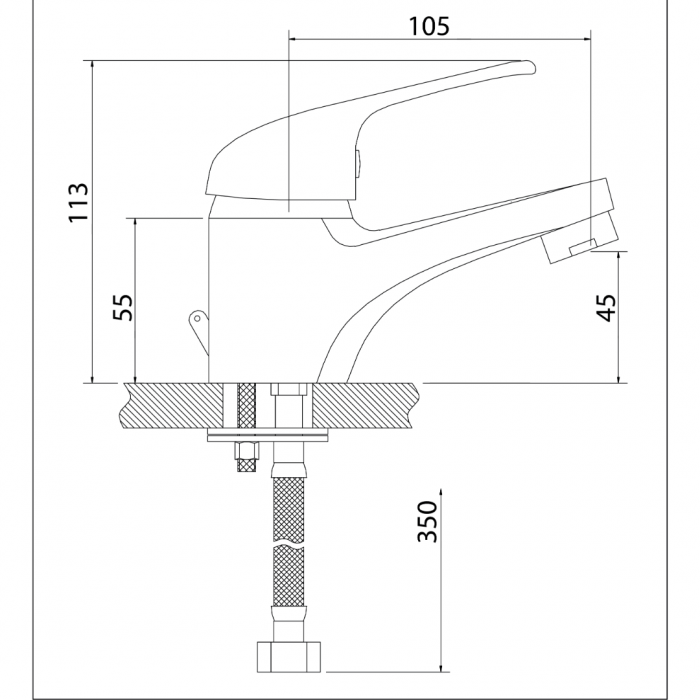 Μπαταρία Nιπτήρα Intermix Interflex Χρωμέ 082785