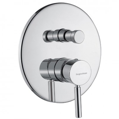 Μπαταρία Ντουζιέρας Μίξεως Χρωμέ Εντοιχισμού Δύο Ροών Kobuk 083553