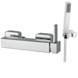 Μπαταρία Ντουζιέρας Σετ Inside Χρώμιο Interflex 083829