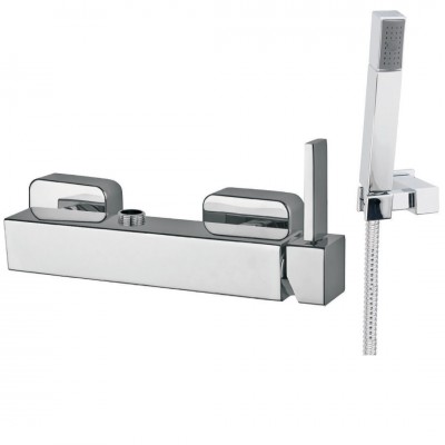 Μπαταρία Ντουζιέρας Σετ Inside Χρώμιο Interflex 083829