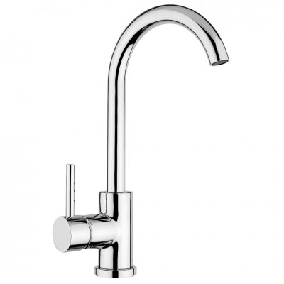 Μπαταρία Νεροχύτη Πάγκου Ψηλή Fashion Χρωμέ Interflex 083875