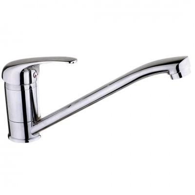 Μπαταρία Nεροχύτη Πάγκου Ίσια Χρώμιο Alice Interflex 085681