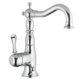 Αναμεικτική Μπαταρία Νιπτήρος Χρωμέ Ψηλή Maya Interflex 086427