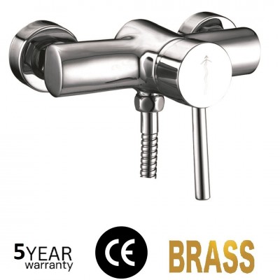 Μπαταρία Ντούζ Ανάμεικτη Art Simple Χρωμέ Interflex 086646