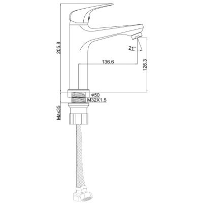 Μπαταρία Nιπτήρα Ψηλή Shark Interflex Χρωμέ 086697