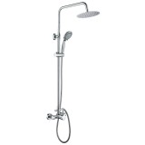 Μπαταρία Ντουζιέρας Slim Inox Ø20 Art Interflex 086781