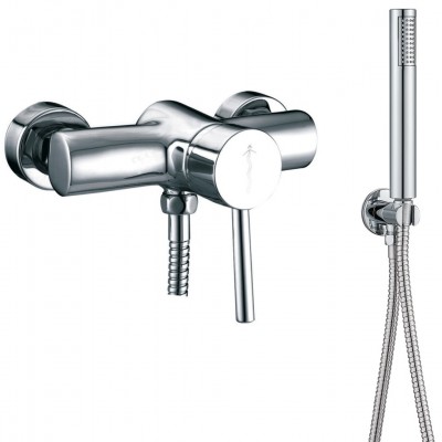 Μπαταρία Ντούζ Ανάμεικτη Art Complete Χρωμέ Interflex 086799