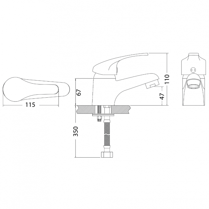 Μπαταρία Nιπτήρα Drop Interflex Χρωμέ 086837