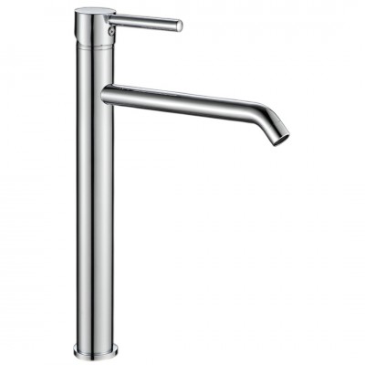 Μπαταρία Mπάνιου Nιπτήρα Chic Slim ψηλή 30cm Interflex Χρώμιο 086922