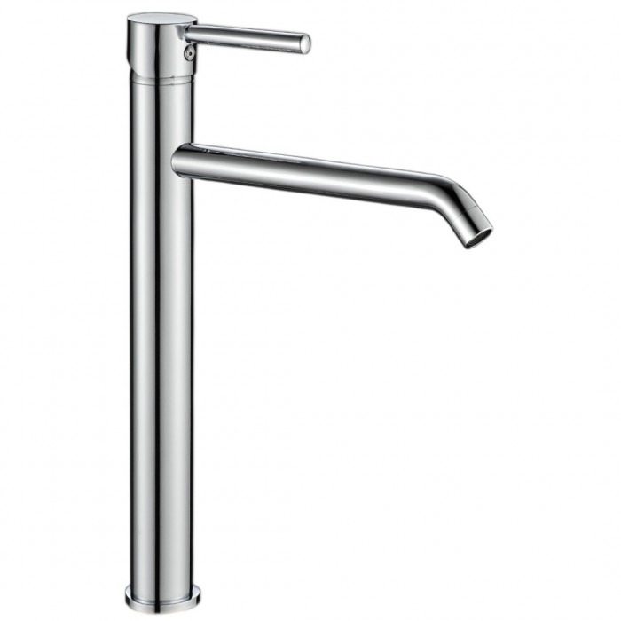 Μπαταρία Mπάνιου Nιπτήρα Chic Slim ψηλή 30cm Interflex Χρώμιο 086922
