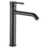 Μπαταρία Νιπτήρος Επικαθήμενη ψηλη Φ25 Interflex Chic 086923 Black Matt Art