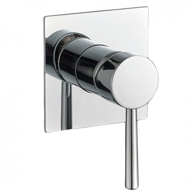 Μπαταρία Ντουζιέρας Μίξεως Fine Χρωμέ Εντοιχισμού Μονής Ροής Interflex 086994