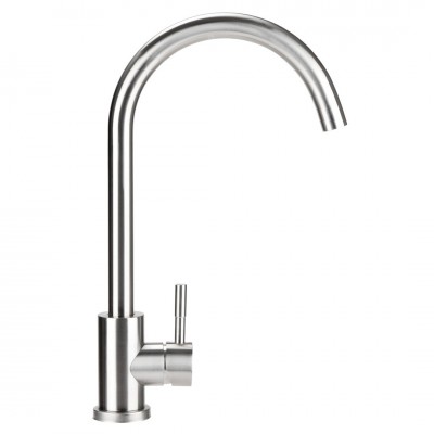 Μπαταρία Νεροχύτη Πάγκου Καμπύλο Ψηλή Duna Inox 304 Interflex 087173