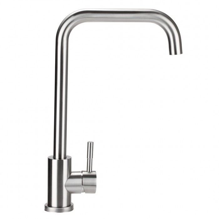 Μπαταρία Νεροχύτη Πάγκου Τετράγωνη Ψηλή Duna Inox 304 Interflex 087192