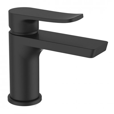 Μπαταρία Νιπτήρα Next Χαμηλή Μαύρη με Βαλβίδα Interflex 087360